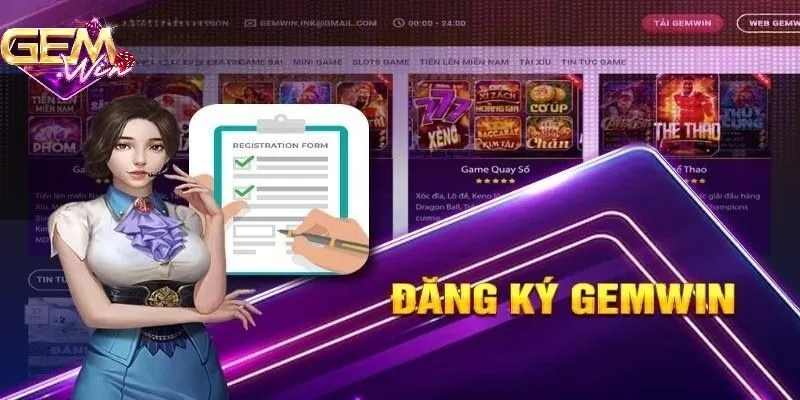 Đăng ký GEMWIN: Khám phá sân chơi đẳng cấp mọi thời đại