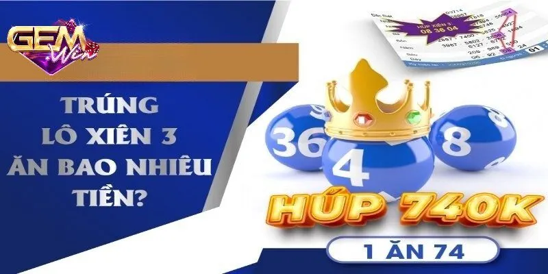 Tỷ lệ trả thưởng của xiên 3 ăn bao nhiêu?